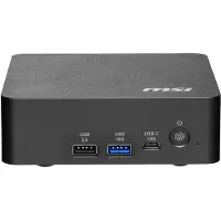 MSI Cubi NUC AI+ 3MG-003BEU - Barebone - Mini PC - Intel Core Ultra 9 386H FCBGA2540 - Intel SoC - SO-DIMM - HDD & SSD - Wi-Fi 7, Bluetooth 5.4, Ethernet - Zwart