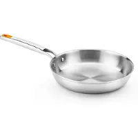 BRA Efficient A121818, Ronde, Universele pan, Roestvrij staal, Roestvrij staal, Keramisch, Elektrisch, Gas, Inductie, 18 cm