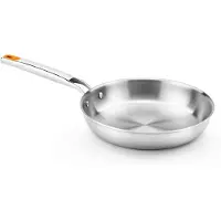 BRA Efficient A121828, Ronde, Universele pan, Roestvrij staal, Roestvrij staal, Keramisch, Elektrisch, Gas, Inductie, 28 cm