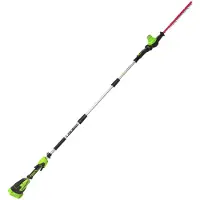 Greenworks 24V telescopische heggenschaar, 51 cm, borstelloze motor, dubbele messen, 28
