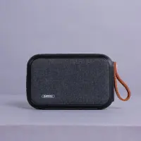 Remax Draagbare Bluetooth-luidspreker, zwart, met stoffen behuizing