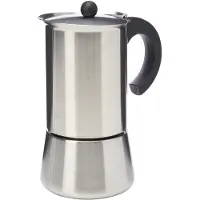 Ibili Indubasic koffiemachine, Italiaans model, 12 kopjes, zilverkleurig. Kleur: zilver. Eén maat