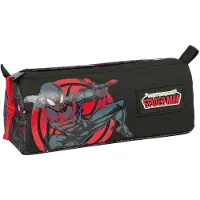 Safta Miles Morales etui, 21x8x7 cm, zwart. Voor heren, zwart, one size