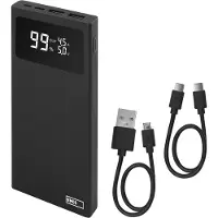Emos Powerbank, model BetaQ 10, 10.000 mAh, 22,5 W, zwart, artikelnummer B0531B