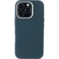Accezz Mesh Backcover met MagSafe voor de Apple iPhone 16 Pro - Donkerblauw