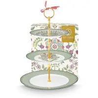 Pip studio Etagère Home 3/Layer Cake Stand Lily & Lotus Light Green