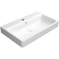 GSI Sand Keramische wastafel 80x50cm, wit ExtraGlaze