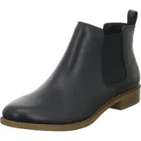 Clarks Damen Taylor Shine Chelsea boots, zwart, leer, maat 35.5 EU