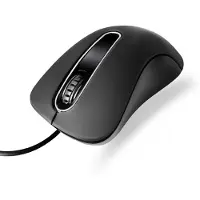Atlantis Land OptiStar USB, geschikt voor rechtshandigen, optische muis, USB Type-A, 1000 DPI, zwart
