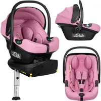 Lionelo Astrid i-Size Set Plus – Autostoel met 180° Draaibare ISOFIX Base – Baby Autostoeltje 40-87 cm tot 13 kg – RWF – Steunpoot – ADAC 5 Sterren Veiligheid – Memory Foam – Dri-Seat – R129 i-Size
