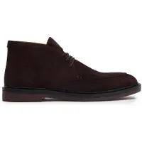 Manfield Bruine suède veterboots | Maat 40