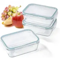 DS Produkte GOURMETmaxx Glazen luchtdichte containers met kliksluiting - 900 ml