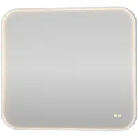 Proline Lorenzo Spiegel Rond LED Kader 80x4x70 cm Mat Wit
