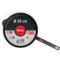 Woll Koekenpan, diameter 28 cm, 2,2 liter, gerecycled aluminium, QXR anti-aanbaklaag, geschikt voor inductie - | EcoLogic QXR
