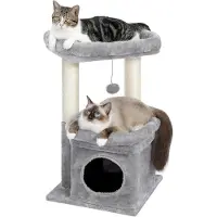 Famanu kattenmand met meerdere niveaus - grijs