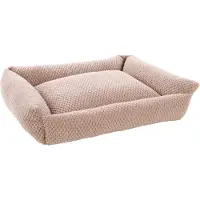 Flamingo Mand Jacquard Rechthoekig Taupe