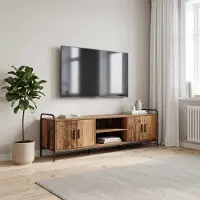 vidaXL Tv-meubel 167,5 x 33 x 50 cm Oud hout Bewerkt hout