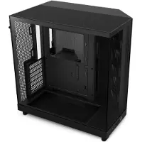 NZXT H6 Flow - Compacte ATX pc-behuizing met dubbele compartimenten - Zwart