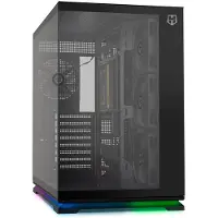NOX Hummer GALAXY, Midi-toren, PC-behuizing, Zwart, ATX, ITX, Micro ATX, Gehard glas, SPCC, Meer informatie