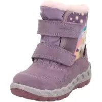 Superfit ICEBIRD Kinderschuhe Mädchen Winterstiefel Klettstiefel Violett Freizeit