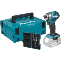 Makita DTD173ZJX2 LXT 18 V Slagschroevendraaier | Excl. accu's en lader | In Mbox | Met Impact Premier bitset E-26179 - DTD173ZJX2