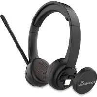 MediaRange MROS307 Bluetooth ENC Stereo Headset 400mAh Akku schwarz