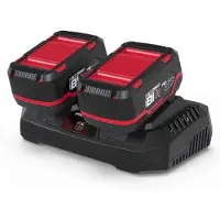 Güde Startset: Dubbele oplader + 18V E³ boormachine, 2 x accu's 4.0 Ah, model LGAP 18-3040