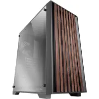 Mars Gaming ATX PC behuizing - - MC-Wood - Houten Paneel - Geoptimaliseerde Koeling - Gehard Glas