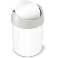 Simplehuman Tafelafvalemmer Mini Can Wit 1,5L