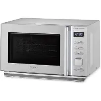 Caso MG 20 Cube, werkblad, grill-magnetron, 20 liter, 800 watt, bedieningsknoppen, draaiknoppen, zilverkleurig