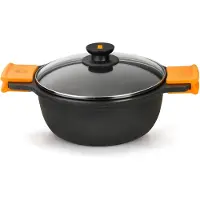 BRA Casserole - PINTI - CM36 - 2 handvaten - Antikleef - Deksel inbegrepen