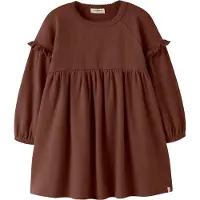 Lil´ Atelier Jurk 'NMFTHORO' donkerbruin