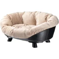 Ferplast Basket - - SOFA THRONE 6 - With cushion - Black