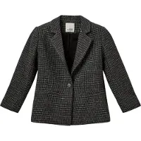 Sofie Schnoor Blazer - Polyester/Wol - AlfiaSY - Grey Check - - 12 jaar (152) - Blazers