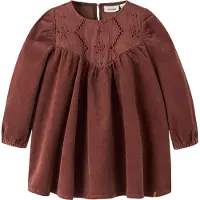 Name it Meisjes Jurken Nmfonellas Loose Cord Dress 1146-hc Lil - Bordeaux - Maat 116