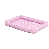 OEM Hondenbed, 61 cm lang, rood kussen voor kleine honden- of kattenbedden, met zachte vulling.
