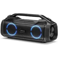 Defender BEATBOX 50 Bluetooth-speaker, 50W, met Bluetooth/RGB-verlichting/TF-kaartlezer/Type-C-aansluiting/IPX5-waterbestendigheid/draadloze oplaadfunctie (65950)