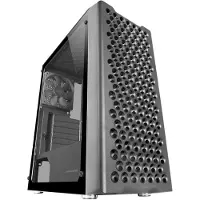 Mars Gaming MC-iPRO, Midi-tower, PC-behuizing, Zwart, ATX, Micro ATX, Mini-ITX, Geschikt voor gaming, 16,3 cm