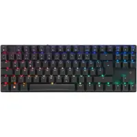 XTRFY MX 8.2 - Toetsenbord - 80% - TKL - Achtergrondverlichting - Draadloos - Bluetooth 5.2, 2.4 GHz, USB-C - QWERTZ - Duits - Toetsen: CHERRY MX2A Brown - Zwart