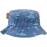 Fresk UV 50+ Zonnehoed voor kinderen 62 - Omkeerbare Zonnehoed - Jongens - Blauw - Shark