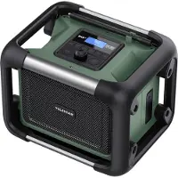 Telestar BOBs Rock Radio: Draadloze radio voor buiten met DAB+/FM-ontvangst. Digitale radio, werkt op batterijen, geschikt als radio voor op de bouwplaats