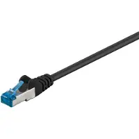 Goobay 92701 CAT 6a patchkabel, Ethernetkabel, dubbel afgeschermd, S-FTP, tot 1000 Mbit/s