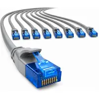 1aTTack.de 659893 Cat6, Cat.6, Netwerkkabel, 5 meter - Patchkabel, Slim kabel