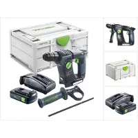Festool BHC 18-Basic accuboormachine 18 V 1,8 J SDS Plus Brushless + 1x accu 3,0 Ah + oplader + Systainer