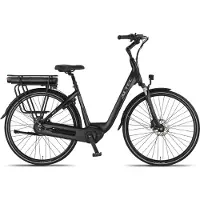 Altec Elektrische stadsfiets Montana Next, 28 inch (48 cm), damesmodel, 7 versnellingen, hydraulische schijfremmen, matzwart