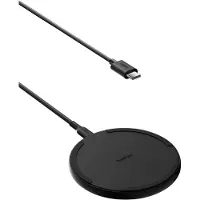 Belkin BOOST Charge draadloze oplader 15W, USB-C, zonder netadapter. Kleur: zwart. Modelnummer: WIA012hqBK