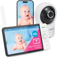 Vtech RM7764HD Elektroniche babyfoon met camera en 7" monitor, 1080p, WiFi, 360°
