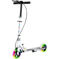 AIYAPLAY Loopfiets voor kinderen, inklapbaar, met verstelbare stuurhoogte en 2 lichtgevende wielen