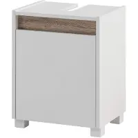 Schildmeyer Möbelpartner wastafelonderkast Cosmo, afmetingen 41,8 x 54,6 x 33 cm, kleur: parelwit