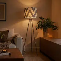 PR Home Vloerlamp Base, messing / goud, Woon-/ Eetkamer, metaal, Scandinavisch, vloerlamp
